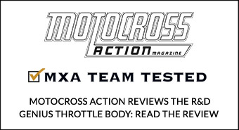 Motocross Action Reviews the R&D Genius Throttle Body